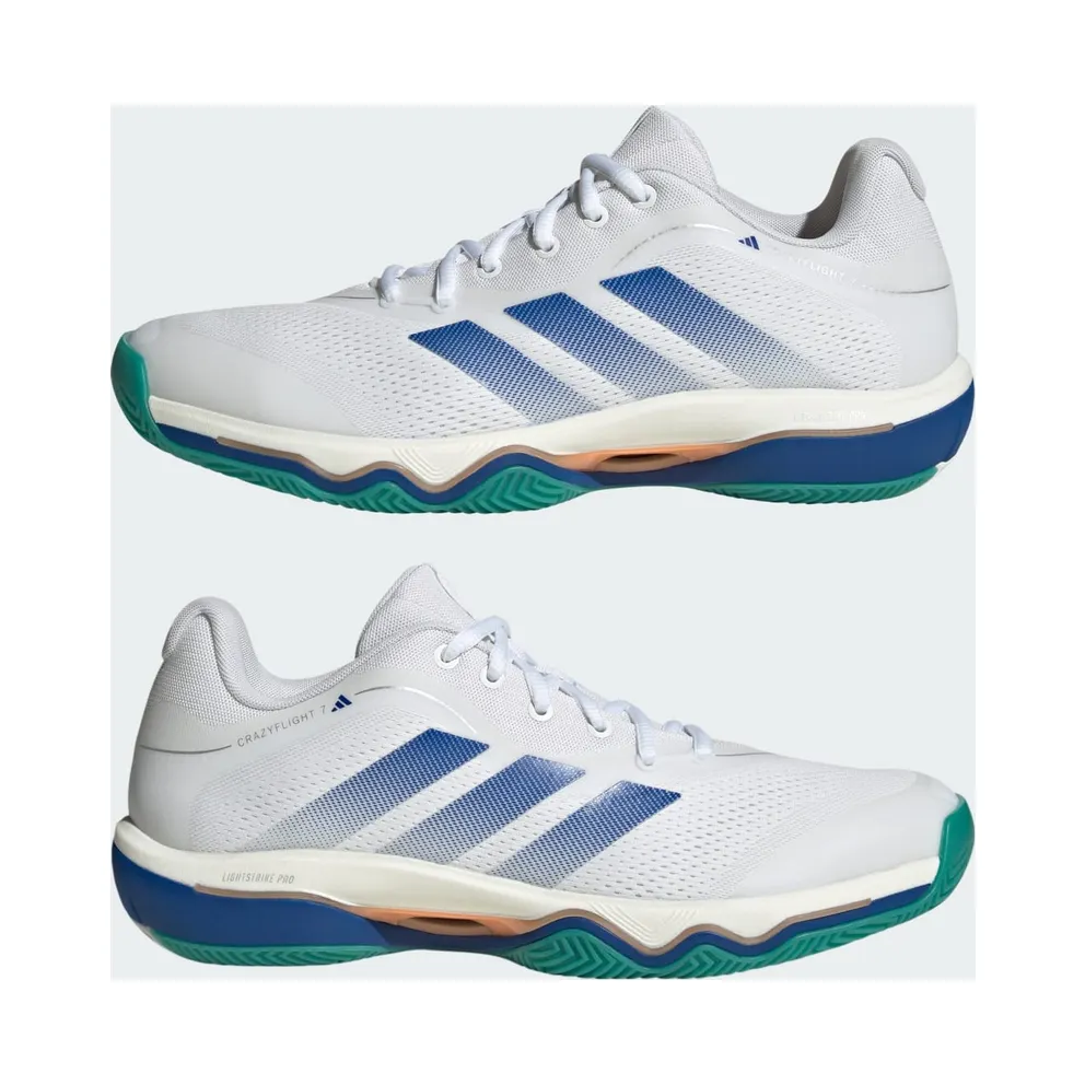 Adidas CRAZYFLIGHT 7 Cloud White / Royal Blue / Equipment Green (KJ9616)