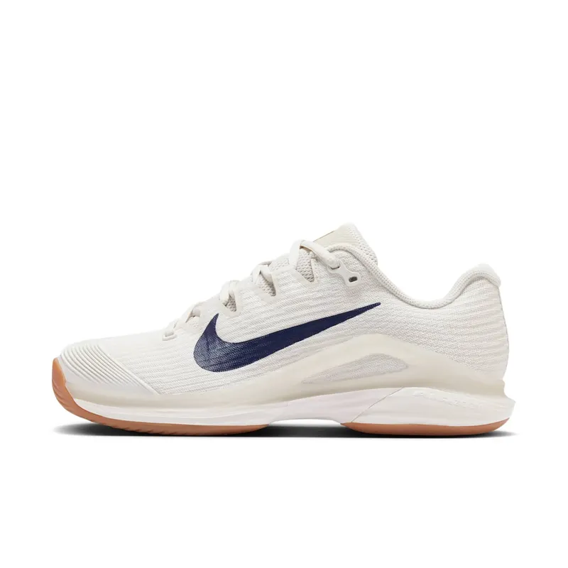 Nike Court Air Zoom Vapor 12 HC Summit White Phantom Gum Medium Brown Binary Blue (FV5554-101)