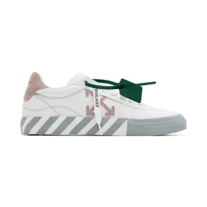 Off-White White & Pink Vulcanized Low-Top Sneakers (OWIA178S22FAB0010130)