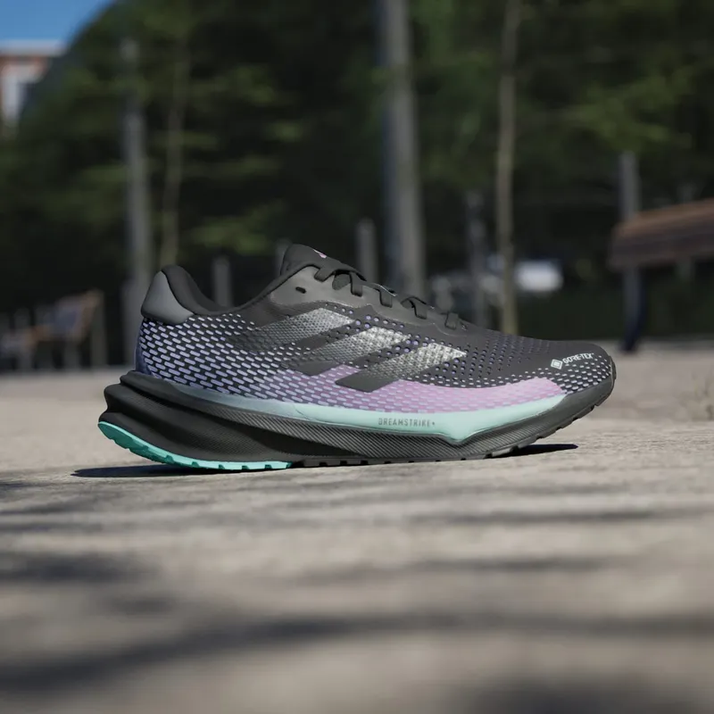 adidas Supernova Gore-Tex Core Black Iron Metallic Semi Flash Aqua (ID6305)