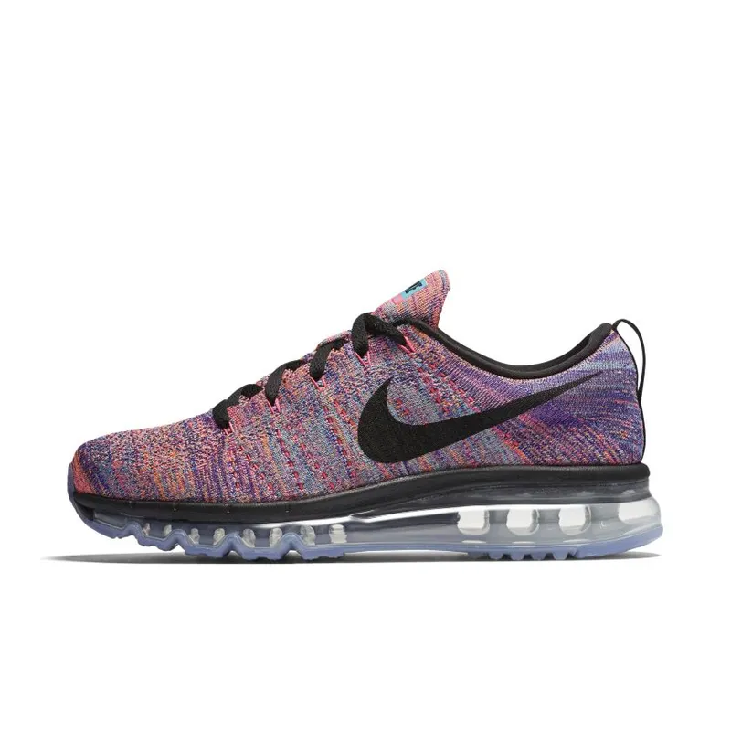 Nike Flyknit Max Multi-Color Pink Purple (W) Concord/Black-Gamma Blue-Pink Pow (620659-404)
