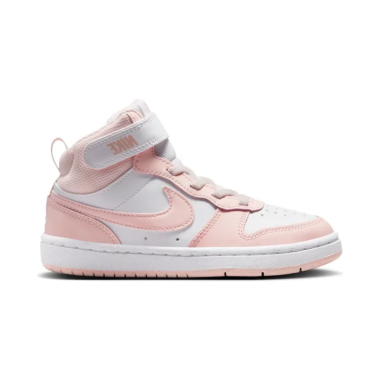 Nike Court Borough Mid 2 White Echo Pink (CD7783-122)