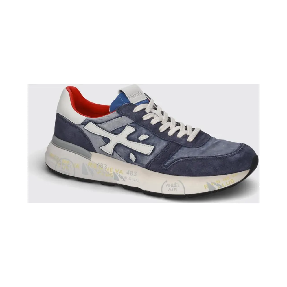 Premiata Mick Suede and Nylon Blue (MICK8006)
