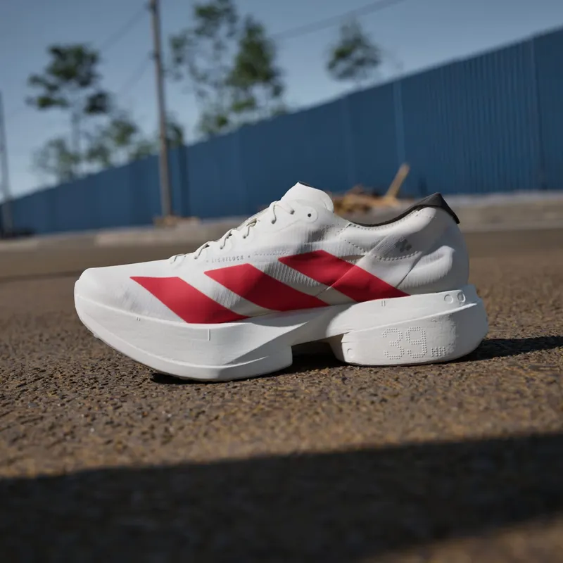 Adidas Adizero Adios Pro 4 Off White / Better Scarlet / Core Black (JR6363)