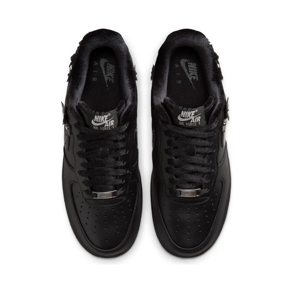 Nike Air Force 1 Low ’07 Womens “Florette Black / Off-Noir” (IR8637-001)