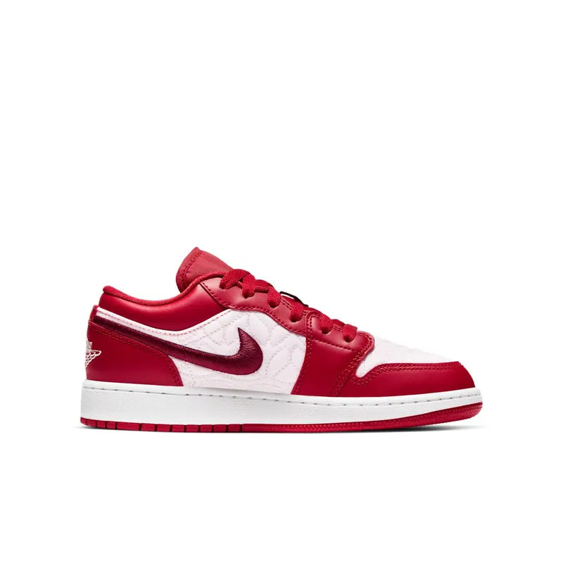 Jordan 1 Low SE Red Quilt (GS) Deep Red/Sail-Gym Red (DB3621-600)