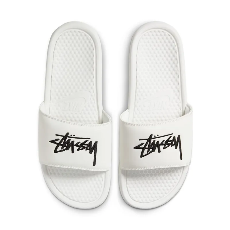 Nike Benassi x Stüssy Slide White (DC5239-100)