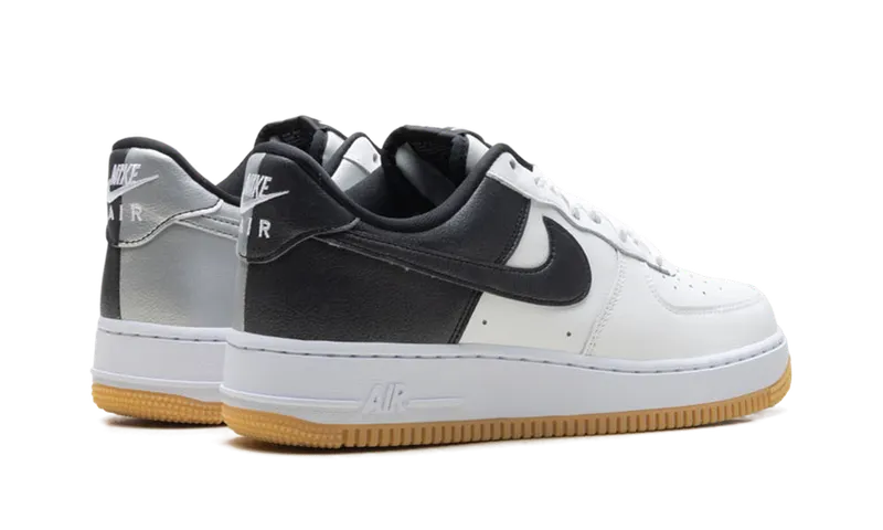Nike Air Force 1 Low ’07 LV8 “White Black Metallic Silver” (IB6847-100)