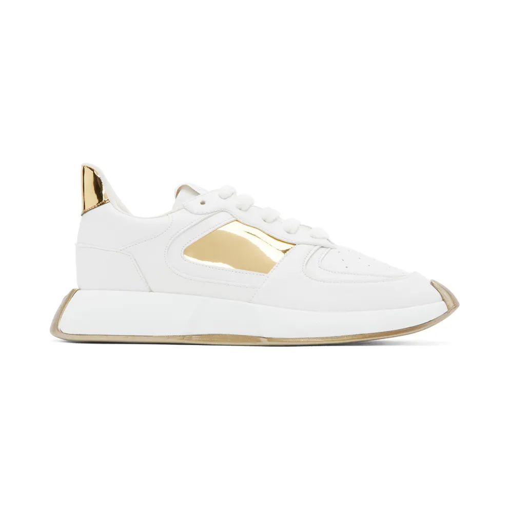 Giuseppe Zanotti White & Gold Ferox (RM20033-91680)