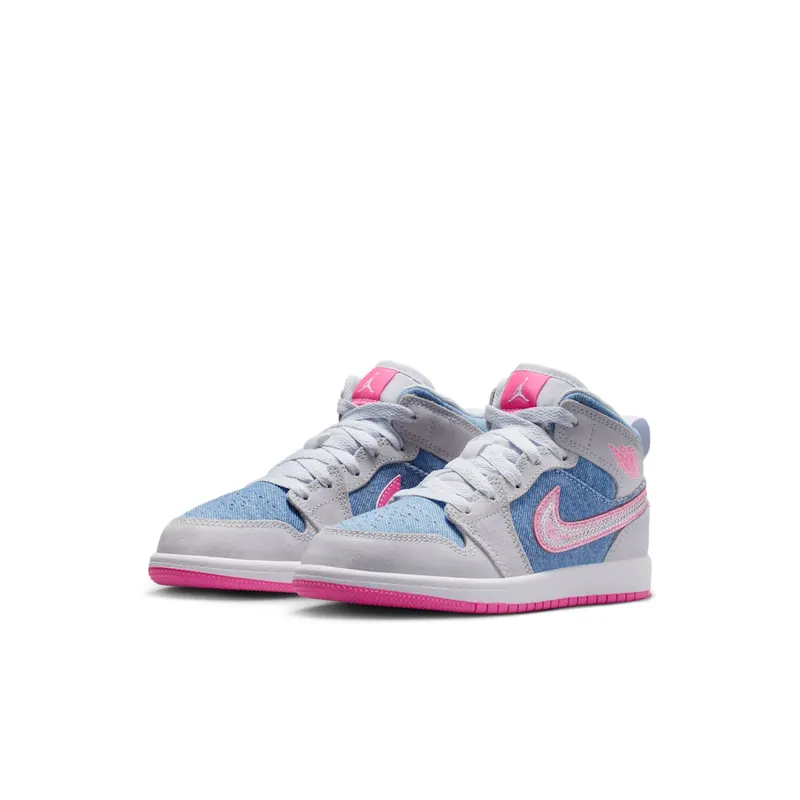 Jordan 1 Mid SE Denim Sequin (HQ1998-400)