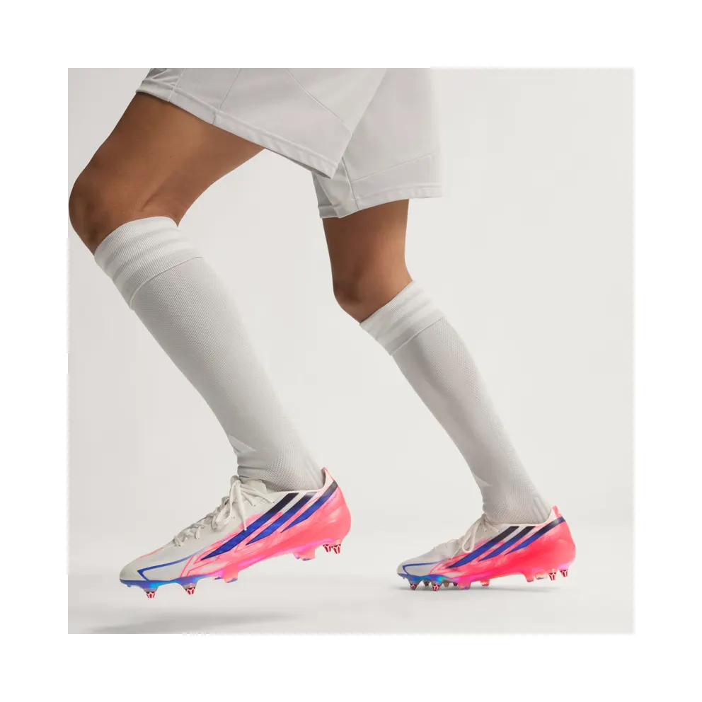 adidas F50 Hyperfast Elite Soft Ground Football Boots “Cloud White / Solar Purple / Solar Turbo” (KJ6084)