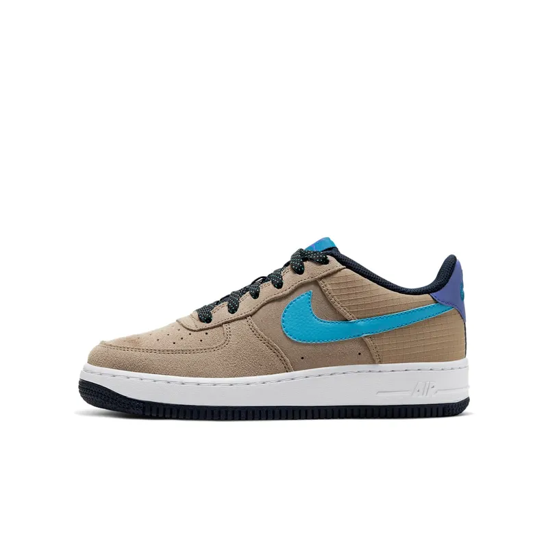 Nike Air Force 1 LV8 2 Khaki (GS) Khaki/Persian Violet/Blue Fury (CN5710-201)