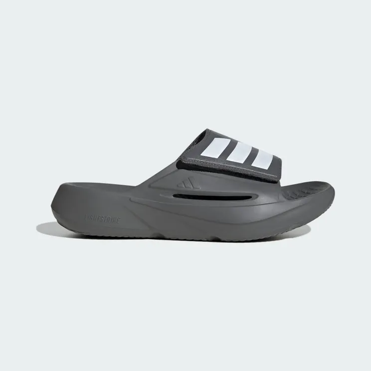 adidas Lightblaze Slides Grey Four Cloud White (JS3587)