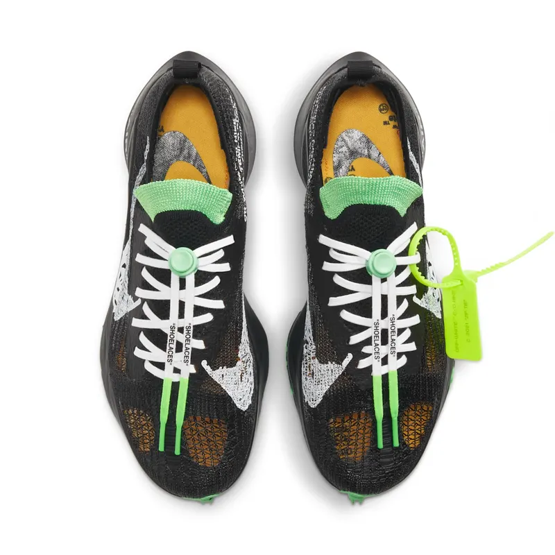 Nike x Off-White Air Zoom Tempo NEXT% Black Scream Green (2021) (CV0697-001)