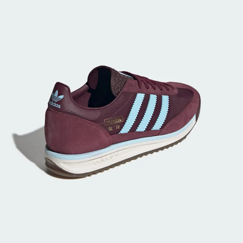 Adidas SL 72 RS Shoes Maroon / Icey Blue / Gum (KK3645)