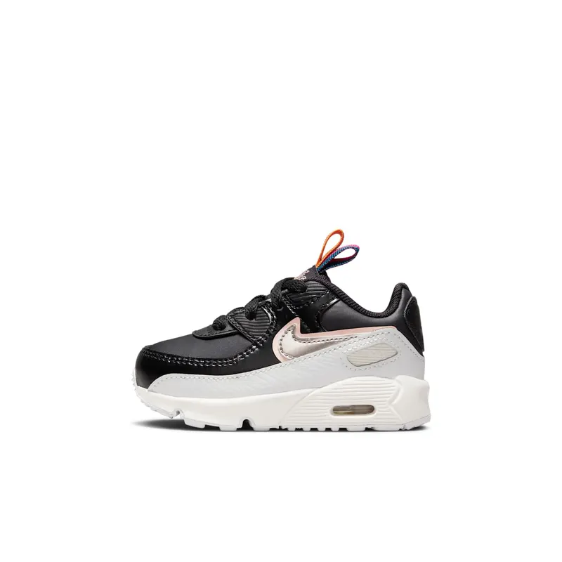 Nike Air Max 90 Leather SE TD “Off Noir Metallic Pewter” (DJ0416-001)