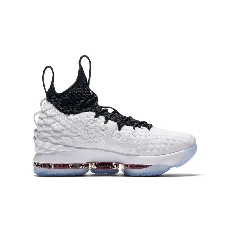 Nike LeBron 15 Graffiti (GS) White/Black (AQ6176-100)