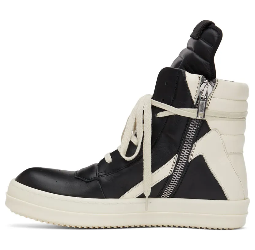 Rick Owens Off-White Geobasket High-Top Sneakers (RU01B1894 LPO) (3)