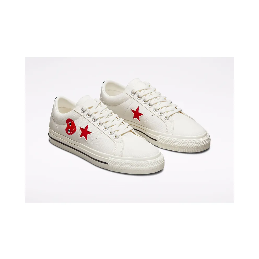 Converse Converse x Comme des Garçons PLAY One Star Cloud Dancer/Red/White