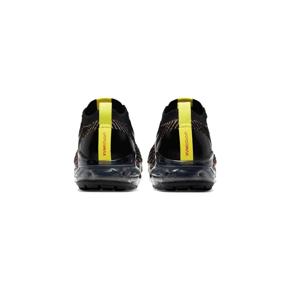 Nike Air VaporMax Flyknit 3 Black Multi-Color (W) Black/Blue Fury-Sonic Yellow-Black (AJ6910-009)