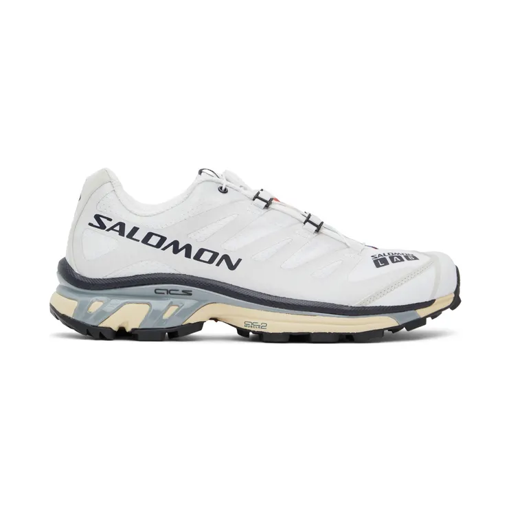 Salomon White & Gray XT-4 Sneakers (417097)
