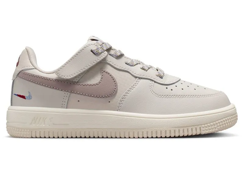Nike Force 1 Low LV8 EasyOn Light Orewood Brown Burgundy Crush Comet Blue (IH4496-100)