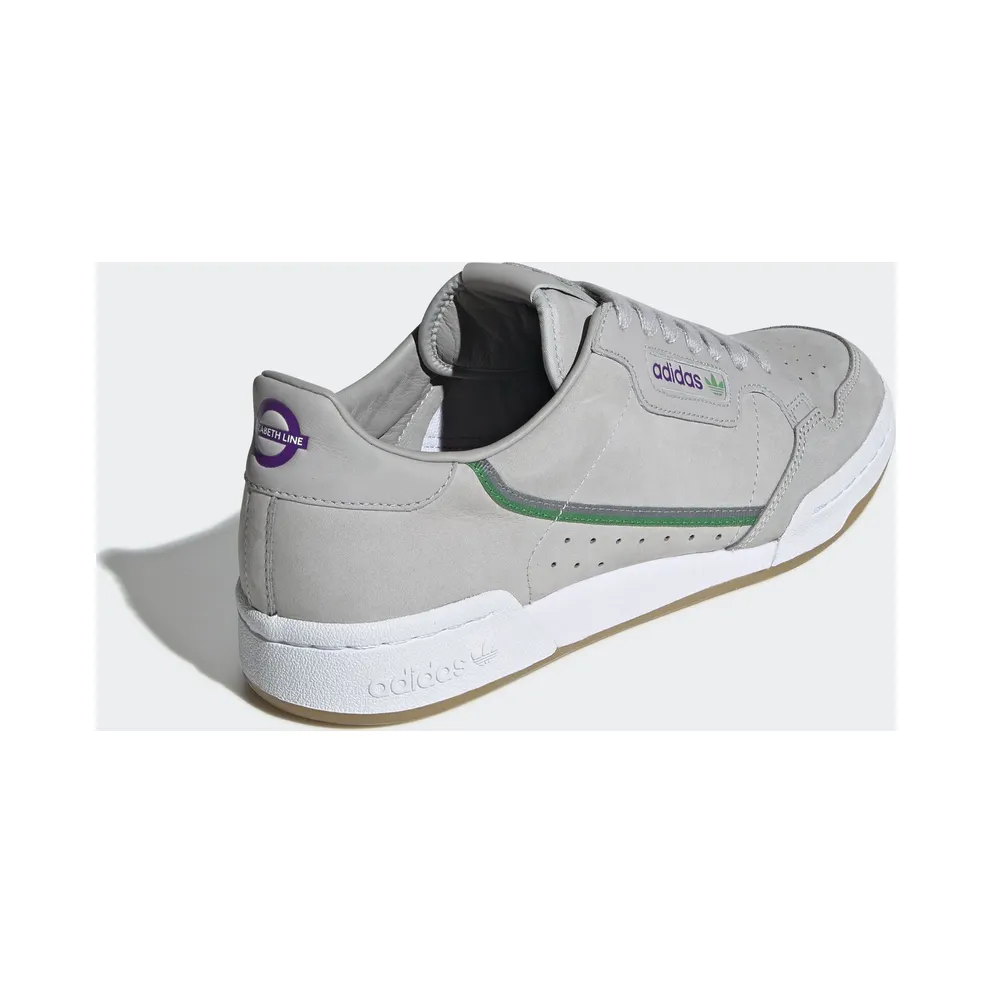adidas Continental 80 TfL Elizabeth Line Grey Purple Green (EE7268)