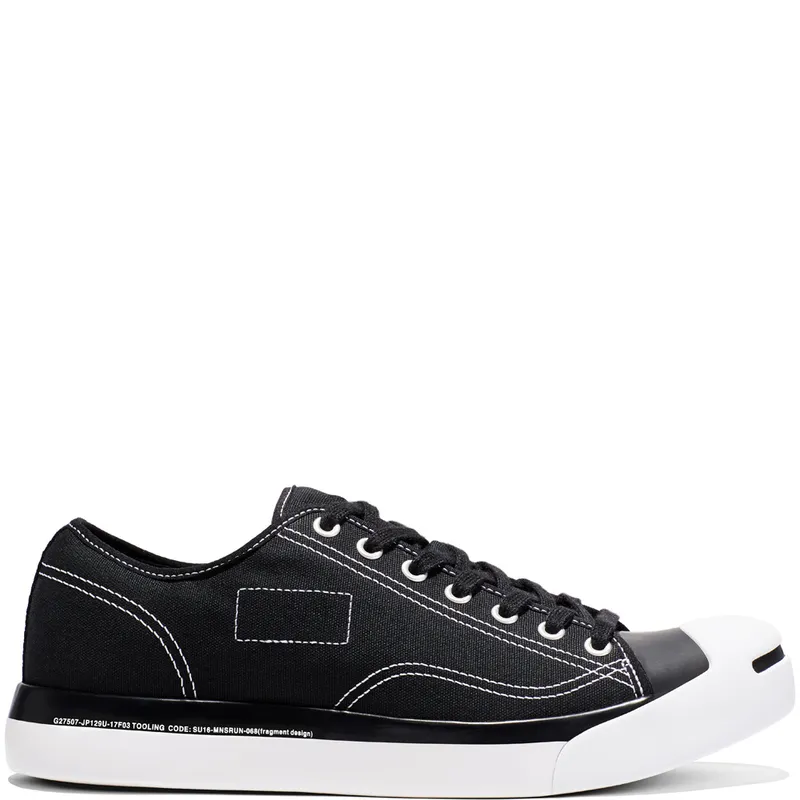 Converse Jack Purcell Modern Fragment Design Black Black/White (160156C)