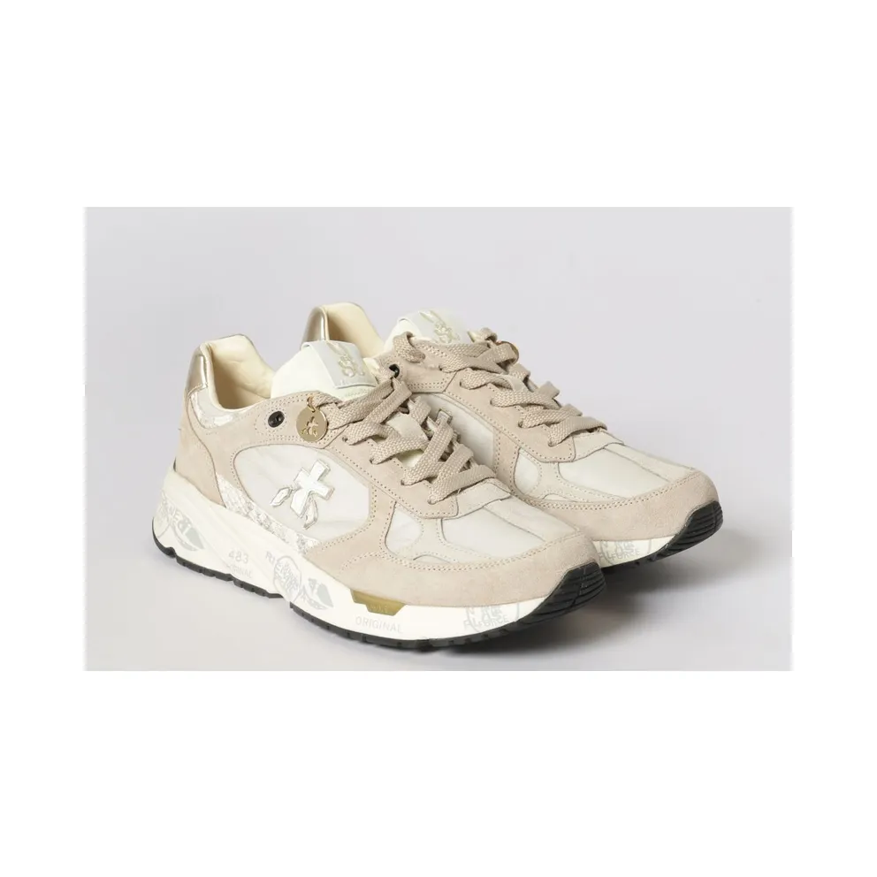 Premiata Mased Suede and Nylon Beige (MASED8116)