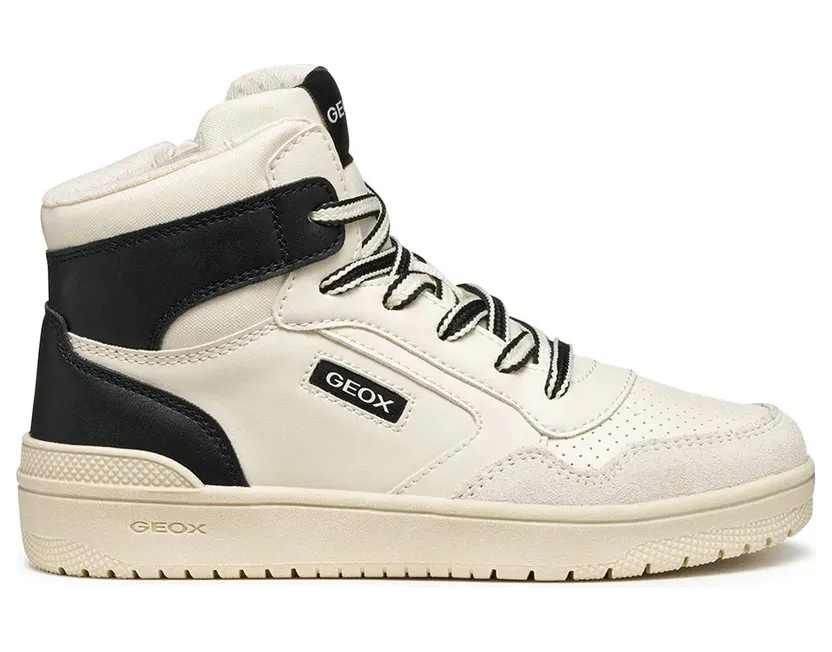 Geox sneaker Wit/Zwart (J56LQA05422-C0404)