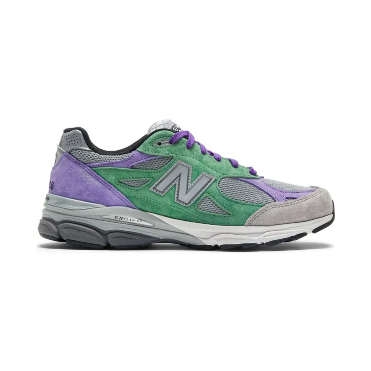 New Balance Stray Rats x 990v3 Made in USA ‘Alternate’ Green/Grey/Purple (M990SR3)