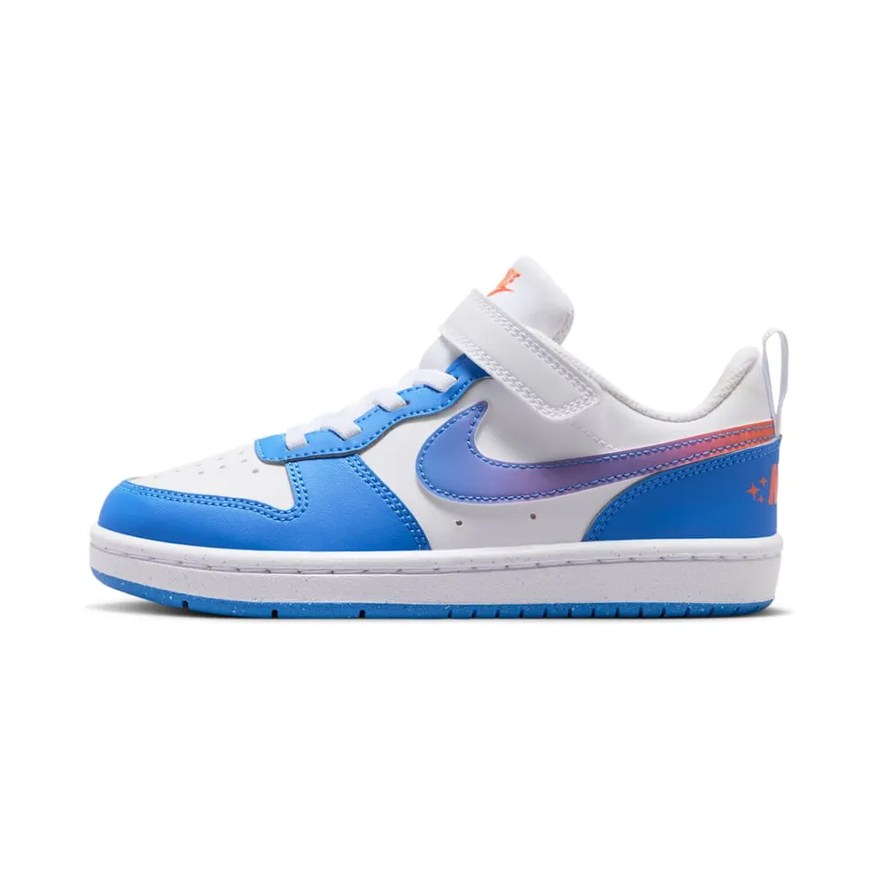 Nike Court Borough Low White Turf Orange Blue Crystal (IR5463-101)