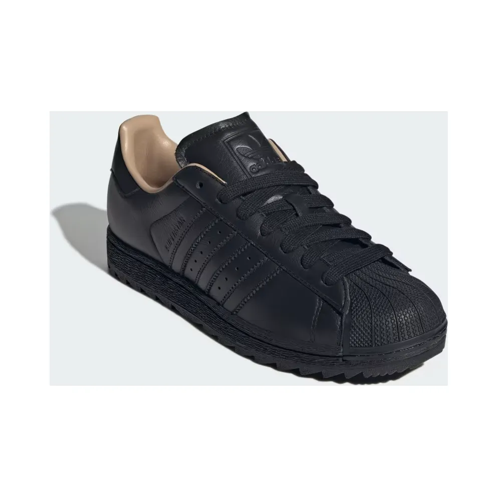 adidas Superstar II Ripple “Core Black / Core Black / Warm Sandstone” (KJ2555)