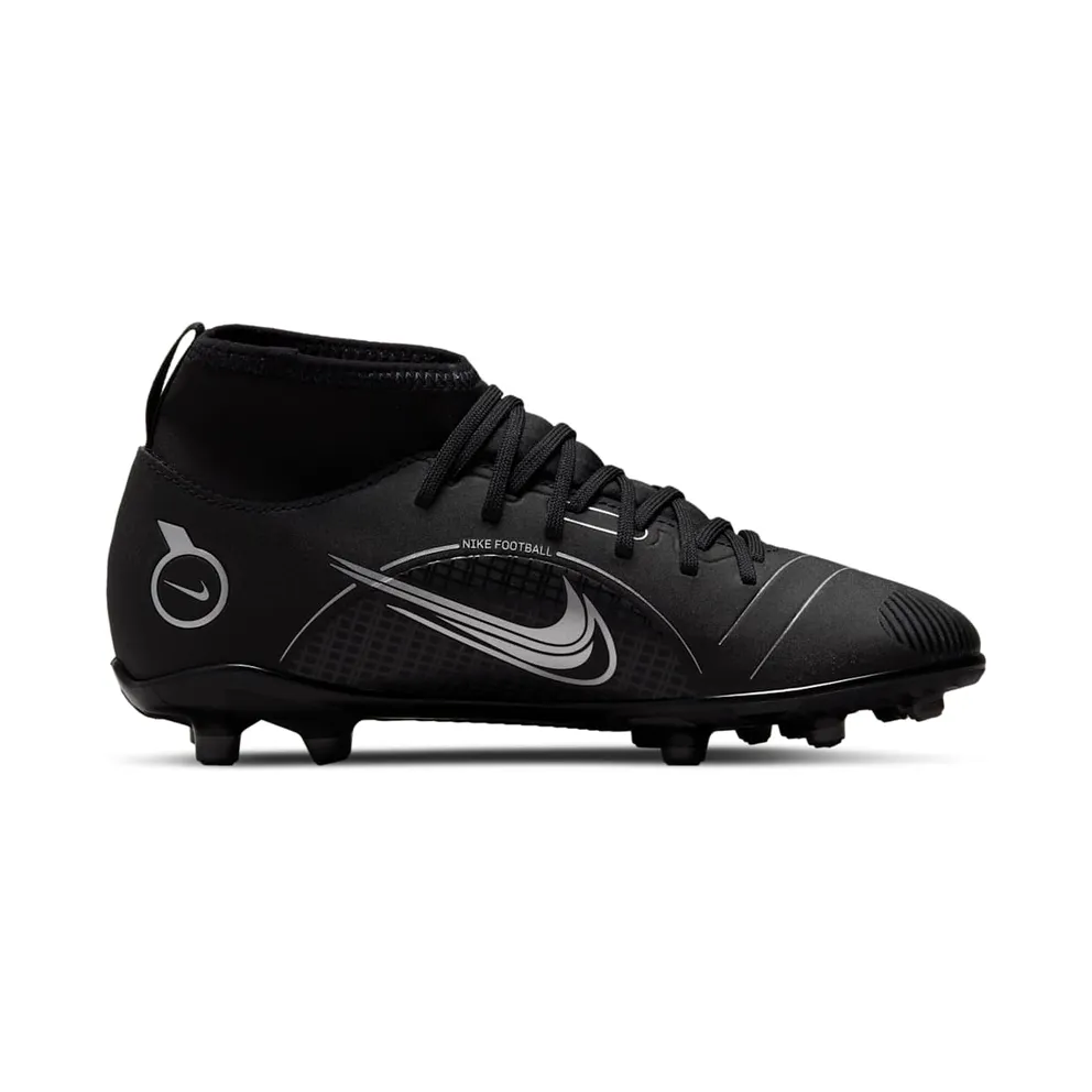 Nike Superfly 8 Club FG/MG Black Metallic Silver (DJ2894-007)