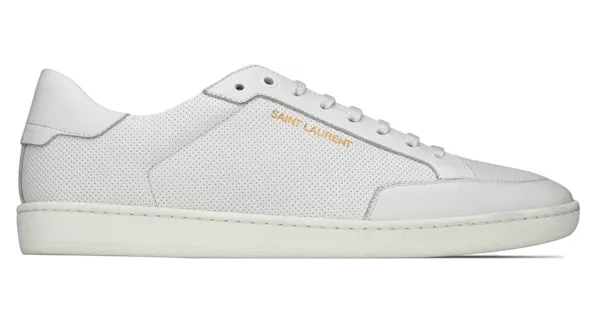 Saint Laurent Court Classic SL/10 Perforated White