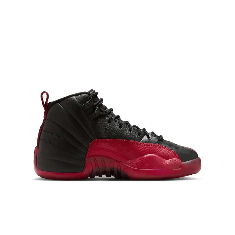 Jordan 12 Retro Flu Game 2016 (GS) Black/Varsity Red (153265-002)