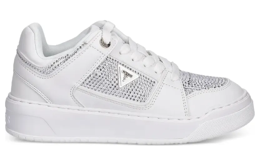 GUESS USA Sneakers verfraaid met kristallen – Zwart (FLTDL2LEA12)