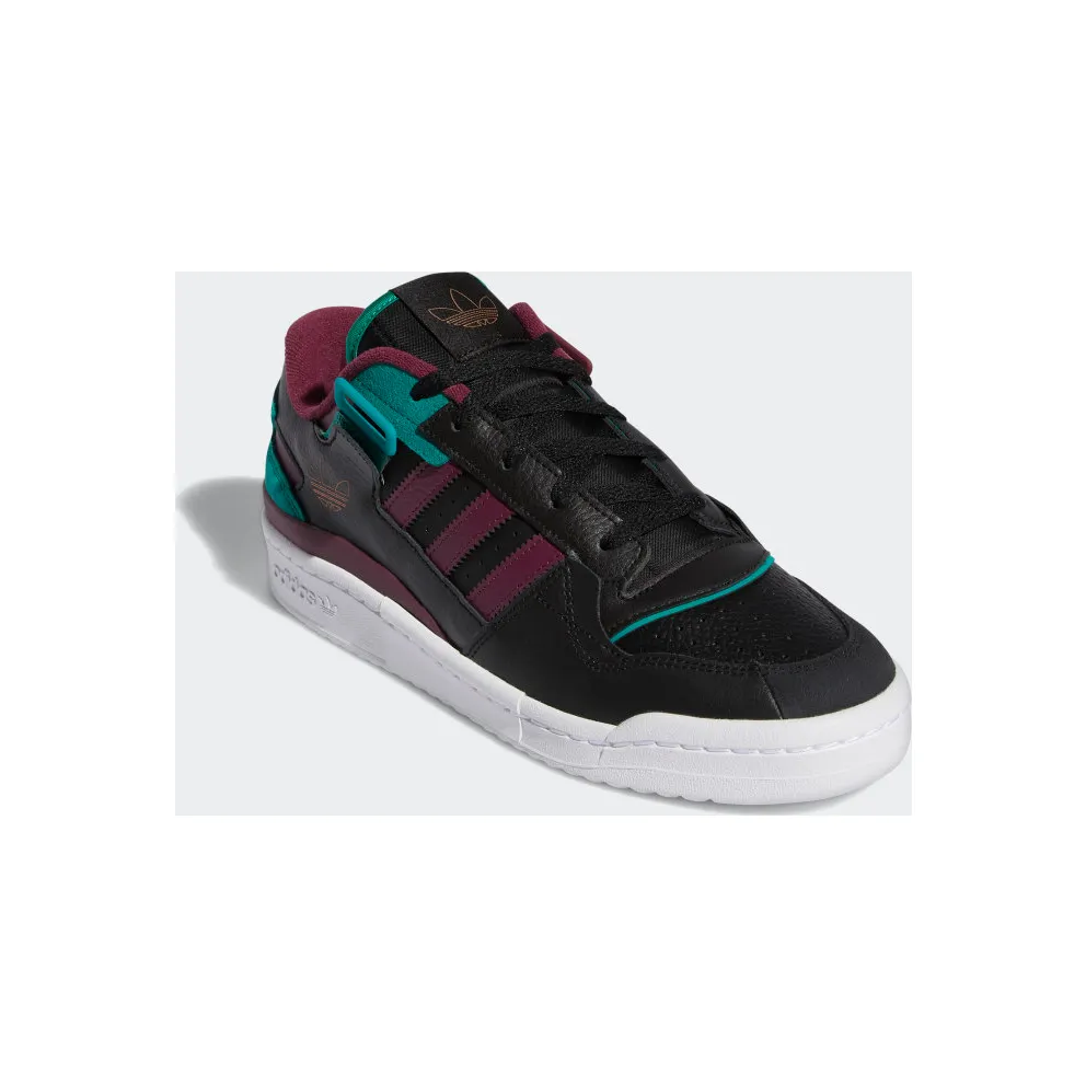 adidas Forum Exhibit Low Core Black / Victory Crimson / Glory Green (H01912)