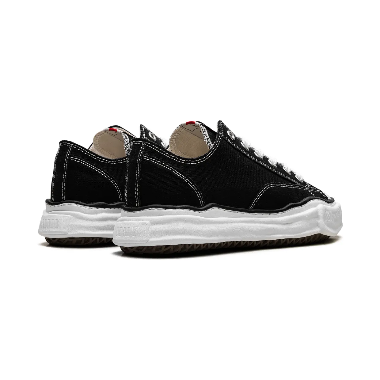 Maison Mihara Yasuhiro Peterson OG Sole Canvas Low “BLACK” (A01FW702-BLK) (2)