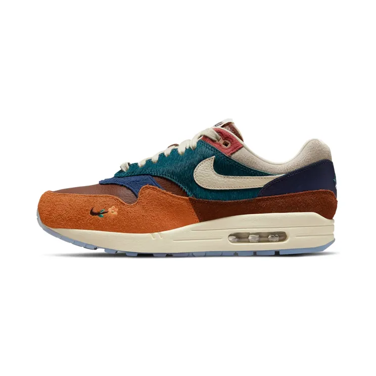 Nike Air Max 1 x Kasina Won Ang Orange “Sport Spice / Team Red / Dark Teal Green / Coconut Milk” (DQ8475-800)