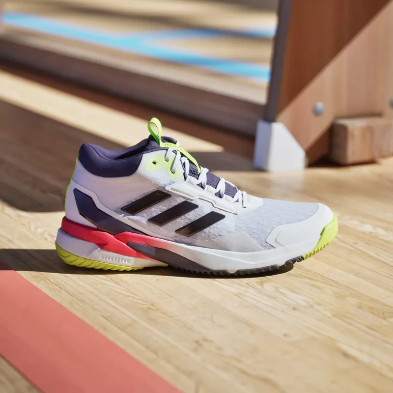 Adidas Crazyflight 6 Mid Indoor Cloud White / Aurora Met. / Semi Lucid Red (HP7037)