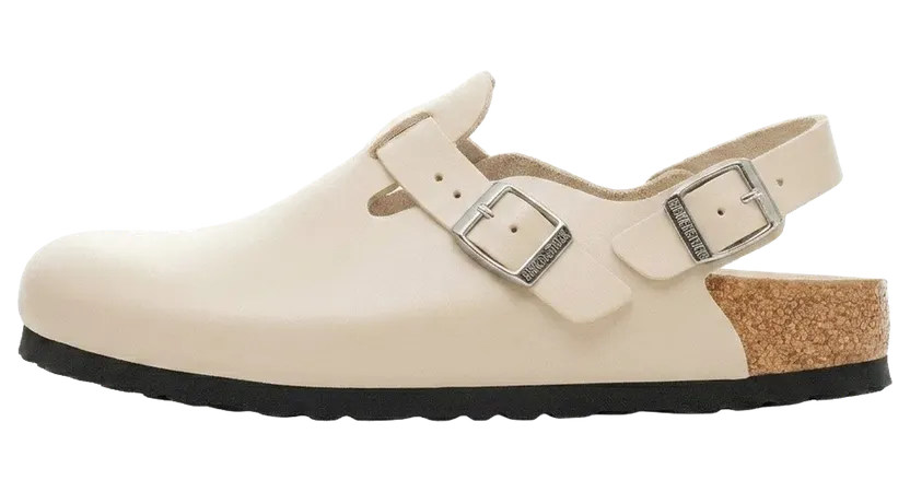 Birkenstock TOKIO leather “Black – Narrow Width” (1030882)