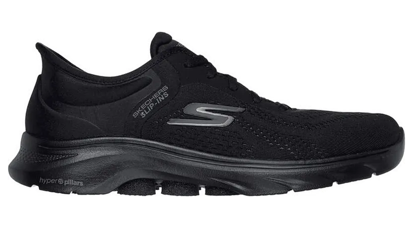 Skechers Go Walk 7 Black Slip-Ins 125233 “Black EU” (125233BBK)