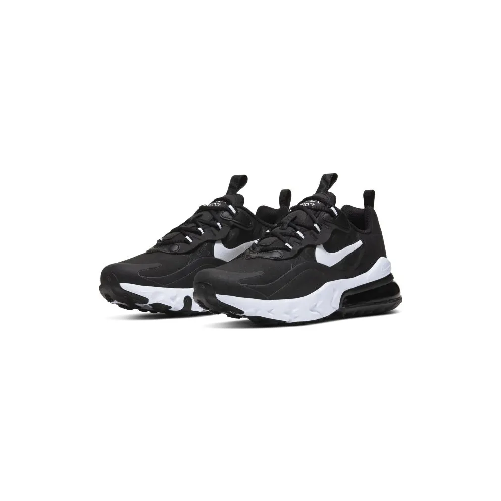 Nike Air Max 270 React Black (GS) Black/Black/White (BQ0103-009)