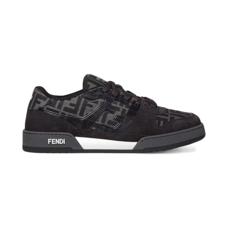 Fendi Match Low Black Grey FF Jacquard (7E1688AQ6IF1R71)