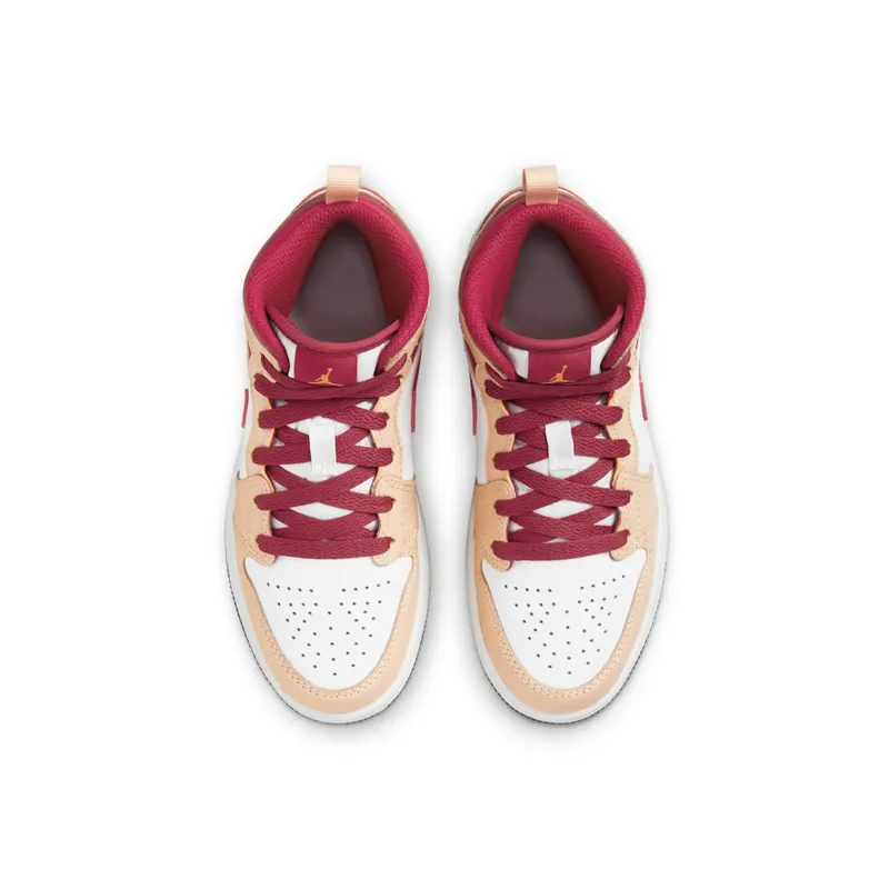 Jordan 1 Mid Younger Kids’ Brown (640734-201)