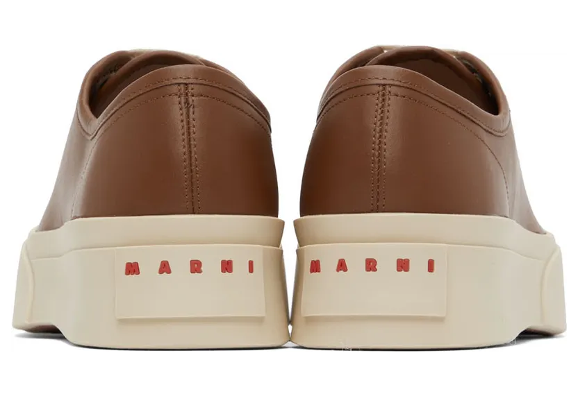 Marni SSENSE Exclusive Brown & Off-White Pablo Sneakers (SNZW014002 P2722) (2)