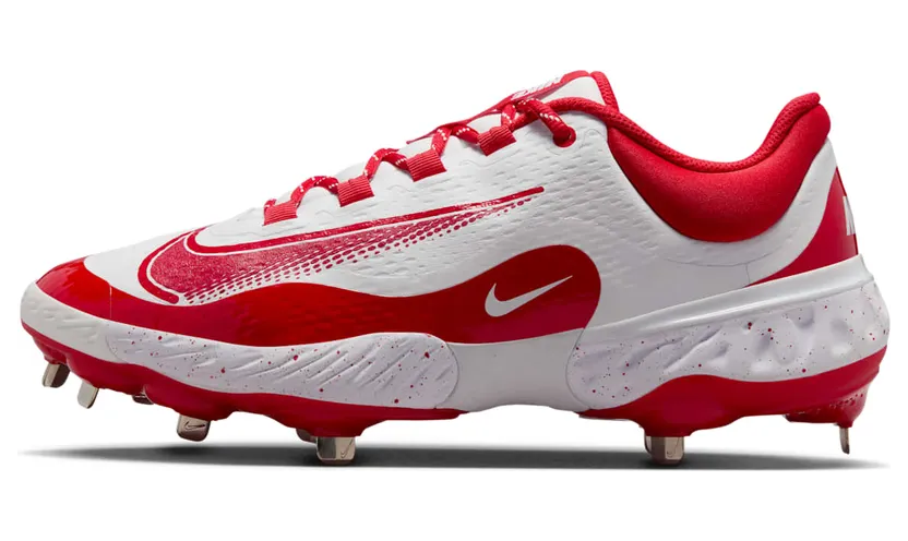 Nike Alpha Huarache Elite 4 Low White University Red (FD2745-109)