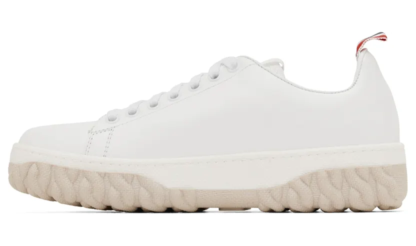Thom Browne White Court Sneakers (FFD111A-05584) (3)