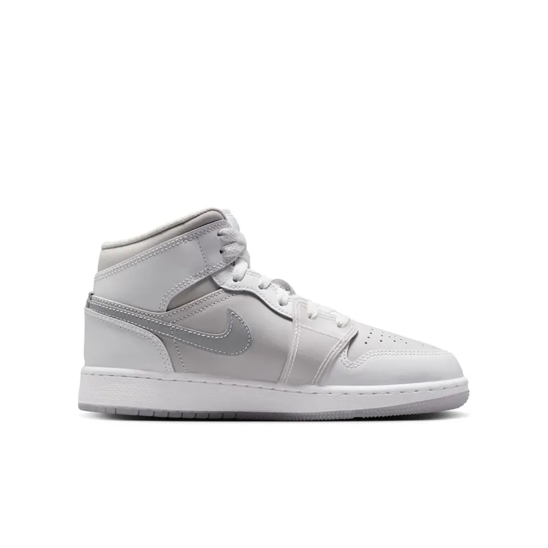 Jordan 1 Mid SE Summit White Metallic Silver (HQ3600-121)